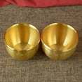 thumbnail image 4 of Creative Brass Feng Shui Bowl Wealth Rice Cylinder for basin statue Bedroom Study Home 7.3cmx4.8cm, 4 of 9