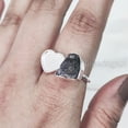 thumbnail image 4 of Natural Tanzanite Ring, Raw Tanzanite Ring, December Birthstone, Heart Stone Adjustable Ring, 925 Sterling Silver, Womens Ring, Christmas, Handmade, Statement Jewelry, Rough Gemstone Jewelry, 4 of 4