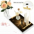 thumbnail image 4 of Bath Accessories Sets Single Print Decorative Tray With Handle For Home Bathroom Bedroom Light Rays, 4 of 7