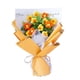 thumbnail image 1 of Ramo de flores de ganchillo para tejer, flores artificiales, ramo de ganchillo ya hecho para regalo. Naranja, 1 of 9