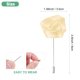 thumbnail image 3 of Uxcell 1-Pack Pines de Solapa de Flores para Hombres, Boutonnieres de Rosa para Bodas/Bailes/Fiestas [Color Loto], 3 of 7