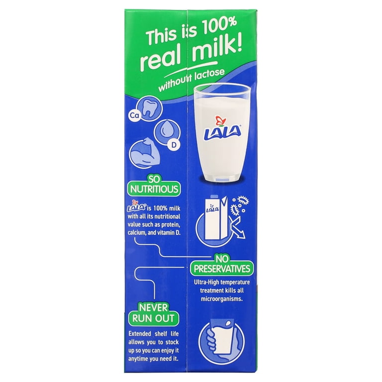 LALA Ultra-Pasteurized Lactose Free Reduced Fat Milk, 32-oz