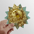 thumbnail image 1 of Graffiti Rue Yellow Bear Motif en Colère Autocollant Vinyle Soleil pour Bagages Graffiti Fleur, 1 of 3