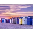 thumbnail image 2 of Frank, Assaf 32x25 White Modern Wood Framed Museum Art Print Titled - Beach huts, Hayling Island, UK, 2 of 4