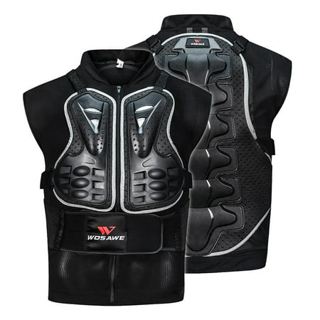Men's Motorcycle Armor Vest Motorcycle MTB Bike Riding Chest Armor Back Protector Motocross Racing