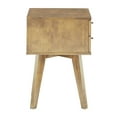 thumbnail image 6 of Weston Home Galton Rectangular 2-Drawer Wood Nightstand, Dark Blonde Birch Finish, 6 of 9