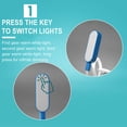 thumbnail image 4 of Rechargeable Book Reading Light, Led Book Light for Reading in Bed - Eye Caring Adjustabl Brightness 3 Color Temperatures 20+ Hours Runtime, Usb Reading Light, 4 of 9