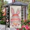 thumbnail image 3 of Tyidzon Easter Garden Flag 12x18 inch Double-Sided Bunny & Eggs, Reinforced Sleeve for Outdoor Garden Porch Walkway Spring Decor, 3 of 6