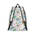 thumbnail image 2 of Naloa Fairy Flower Canvas Backpack for Men Women Rucksack Casual Travel Daypack College Tote Satchel Bookbag for Teens-Medium, 2 of 7