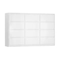 thumbnail image 6 of ChVans 12 Drawer Dresser for Bedroom, 63" Wide 41.3" Tall Modern High Gloss Dresser with Wood Chest of 12 Drawer Handle Free, Large White Malm Dresser for Bedroom, Living Room, Entryway, Hallway, 6 of 8