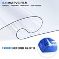 thumbnail image 4 of Mochila transparente PAMANO transparente Heavy Duty para universidad, azul, 4 of 8