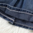 thumbnail image 7 of Mifsaly Girls Denim Outfits Sleeveless Button Down Jean Vest and Pleated Skirts Kids 2 Piece Classic Casual Summer Clothes, 7 of 7