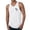 Z38-White, variant on FUZHIQ Men's Mesh Workout Tank Tops Tropical Print Loose Fit O Neck Elastic Gym Athletic Running Tee Shirts,M