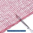 thumbnail image 4 of Unique Bargains PP Burlap Mesh 10' x 10 Yards Decorative Wrapping Ribbon, Burgundy 1 Roll, 4 of 5