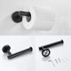 thumbnail image 4 of Soporte para papel higiénico y toallero, soporte para toallas de mano, juego de accesorios de baño, 2 piezas, soporte para rollo de papel higiénico, anillo para toalla de mano, soporte de pared, 4 of 7