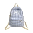 thumbnail image 2 of Aminojy Coquette Backpack, Womens Small Cute Trendy Plaid Preppy Backpack Y2K Aesthetic Kawaii Bow Checkered Daypack Coquette Laptop Bag Walmart Clearance, 2 of 9