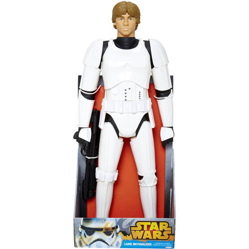 medlem scrapbog trist Jakks Big-Figs Massive Star Wars 31" Luke Skywalker in Stormtrooper Gear  Figure - Walmart.com