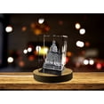 thumbnail image 2 of Dresden Frauenkirche 3D Engraved Crystal Keepsake Souvenir, 2 of 7