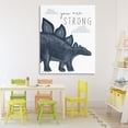 thumbnail image 3 of Stupell Industries Bohemian You Are Strong Dinosaur Canvas Art, 36 x 48, by Elizabeth Tyndall, 3 of 8