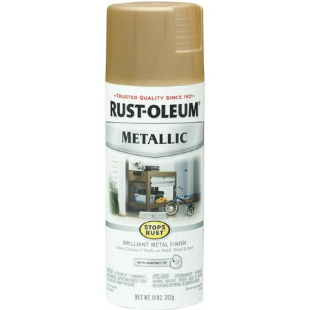 (3 Pack) Rust-Oleum Stops Rust Vintage Metallic Spray Paint, Warm