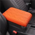 thumbnail image 1 of LEEYNEER Wave Embroider PU Leather Car Armrest Mat Center Console Arm Rest Protection Cushion Auto Armrests Storage Box Cover Pad, 1 of 2