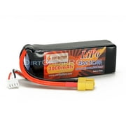11.1v 3000mah 3s cell 30c-60c lipo battery pack w/ xt60 (xt-60) connector plug (airplane helicopter quadcopter multirotor drone uav fpv 3s3000-30-xt60 eflb30003s30)