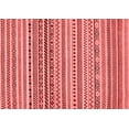 thumbnail image 1 of Ahgly Company Indoor Rectangle Abstract Red Modern Area Rugs, 2' x 5', 1 of 4