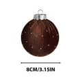thumbnail image 6 of Mecorevxz 3.15Inch Christmas Balls Decorations Christmas Velvet Balls Ornaments for Christmas Tree Decor, 6 of 6