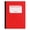 Red, variant on WUYVCG Back to Schòòl Under $5 American Style Column Notebook with Thickened Soft Copy 100sheets 200pages