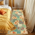 thumbnail image 2 of Hallway Runner Rug 2X6 ft, Washable Rug Non Slip Floral Vintage Kitchen Mats for Floor, Entryway Runner Rug ，Bedroom Area Rug Soft Touch Rug Runner Rug, 2 of 7