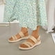 thumbnail image 1 of MKLEKYY Sandalias de Playa para Mujer, Estilo Retro, de Doble Tejido, Con Pequeños Agujeros de Aire, Transpirables, Con Plantilla Interior, Cómodas y Ligeras, 1 of 4