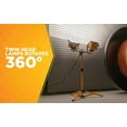 thumbnail image 5 of Woods Twin Head Work Light, Adjustable Tripod - 16,000 Lumen, 4 Ft Cord, 2 Lights, 5 of 8