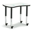 thumbnail image 2 of Dry Erase Collaborative Bowtie Table, 2 of 7