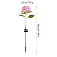 thumbnail image 3 of Dvkptbk Solar Garden Lights, Solar Hydrangea Lights Outdoor Decorations, Solar Yard Lights for Garden Patio Pathway Walkway Wedding Party Christmas Landscape Lighting, 3 of 9