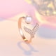 thumbnail image 1 of Fiudx Anillo de Humor, Banda de Aleación Ajustable, Cómodo de Llevar, Elegante Idea de Regalo, Regalo de Cumpleaños, Accesorio Unisex, 1_8 Cm de Ancho, 1 of 4