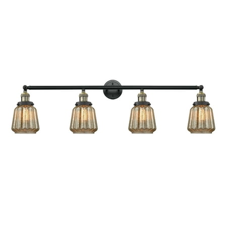 

Innovations Lighting 215-S Chatham Chatham 4 Light 42 Wide Bathroom Vanity Light - Black