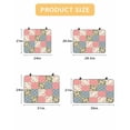 thumbnail image 7 of Large Induction Cooktop Protector Mat Japanese Style Stove Top Covers for Electric Stove, Colorful Patchwork Flowers Leaves Plaid Decorative Stove Burner Cover Mats, Glass Top Stove Cover, 7 of 7