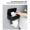thumbnail image 3 of Toilet Paper Holder,Toilet Paper Holder with Toilet Paper Holderwith Shelf Roll Paper Holder Streamlined Design, 3 of 8