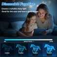 thumbnail image 4 of PYYNA-Horse Gifts for Girls, Horse Night Light, Horses Stuff 16 Colors Changing Lamp with Remote Control, Christmas Gift Birthday Holiday and White Elephant Gifts for Girls 6-12, 4 of 4