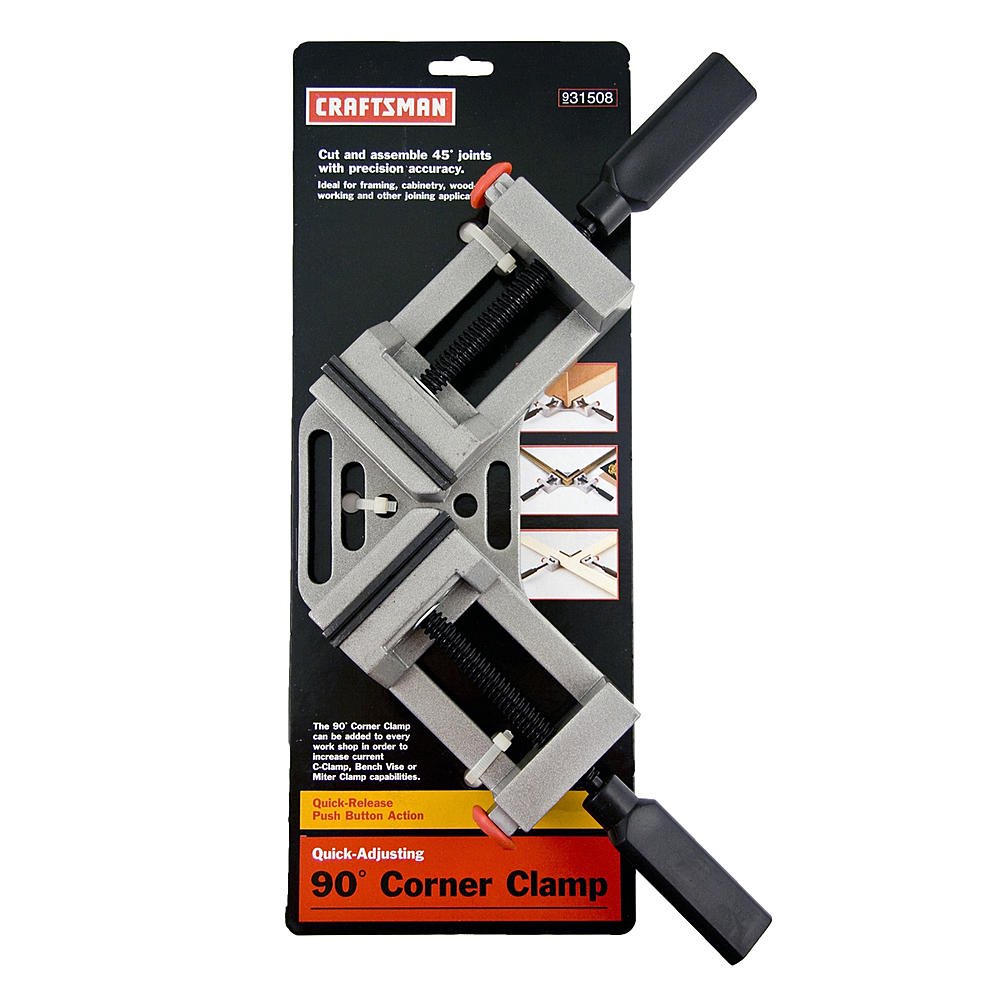 Craftsman Corner Clamp 3 in. 90 deg. Angle Quick Release 1000N Hand
