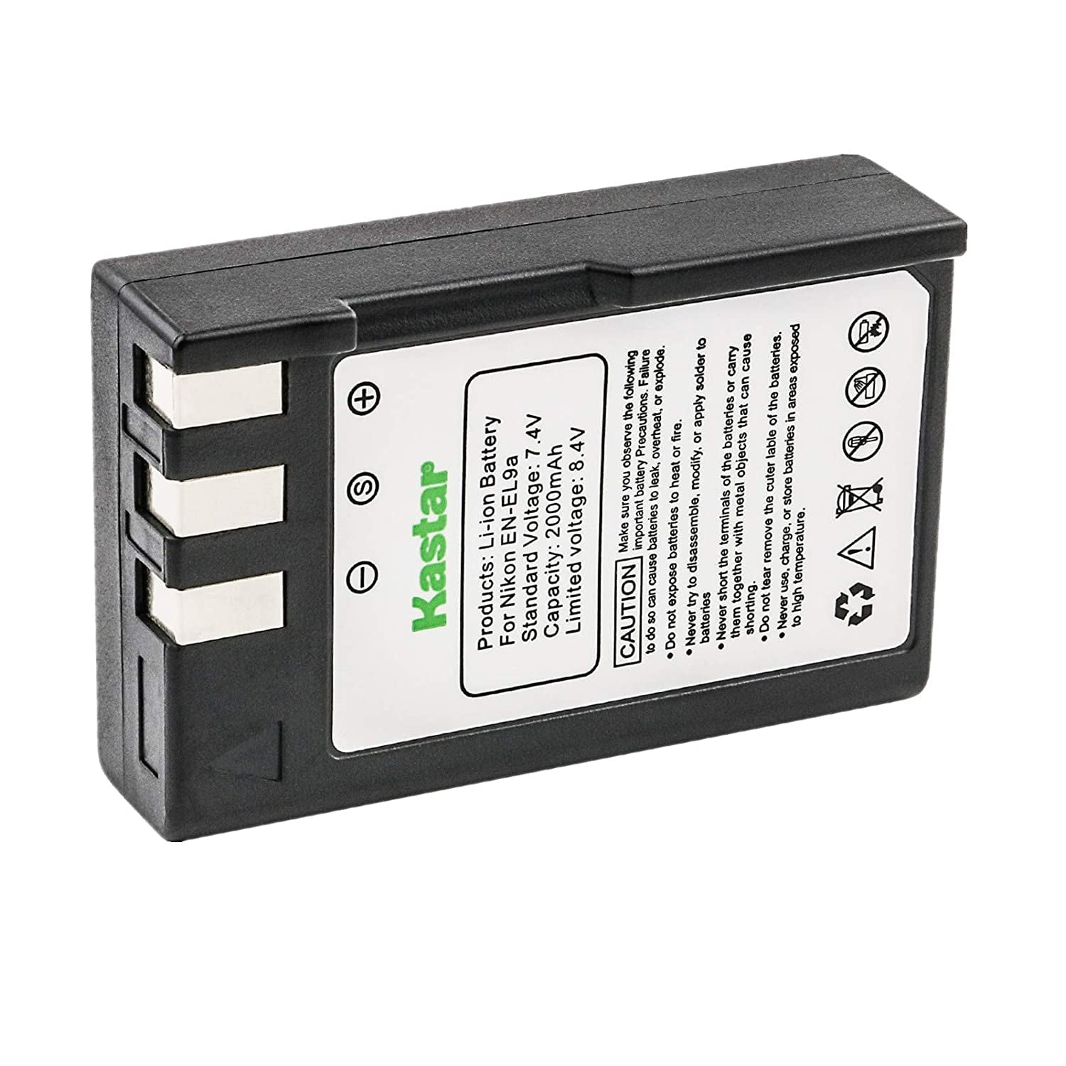 Kastar Battery (1Pack) for Nikon ENEL9, ENEL9a, MH23 Work with