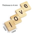 thumbnail image 4 of 1000Pcs Wooden Scrabble Tiles Scrabble Letters For Crafts Making Alphabet Coasters., 4 of 4