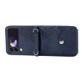 thumbnail image 6 of Premium Wallet Case for Samsung Galaxy Z Flip 3 5G (2021), Allytech Flip Foldable Magnetic Card Slots Crossbody Case with Detachable Shoulder Strap for Samsung Z Flip3/Galaxy Z Flip3 6.7", Blue, 6 of 8