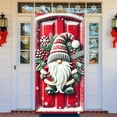 thumbnail image 4 of HomeKingdee Christmas Door Cover Decoration Merry Christmas Gnome Door Hanging Banner Backdrop Red Hat Door Cover Photography Background Winter Xmas New Year Decor, 4 of 6