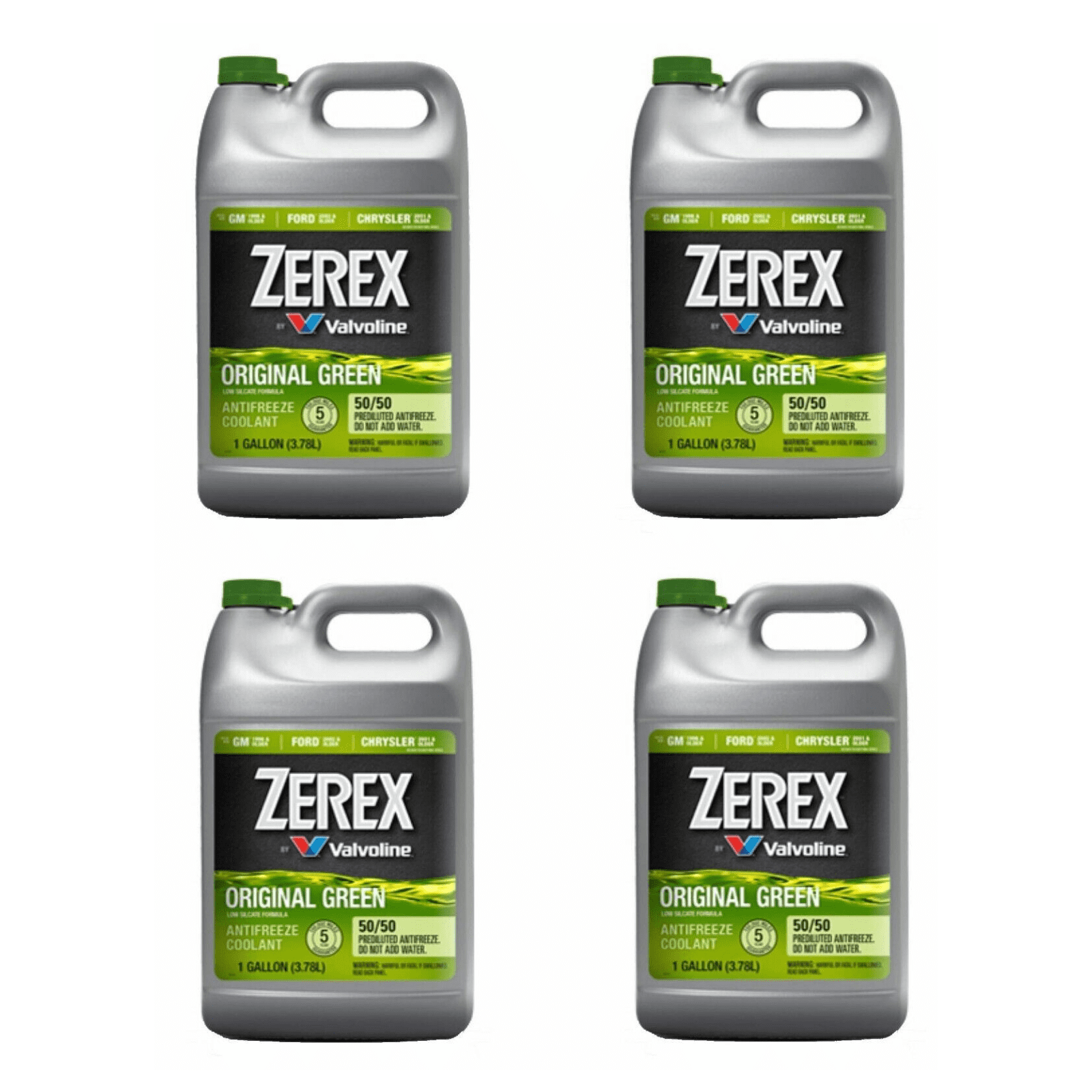 4 Gallons Engine Motor Coolant/Antifreeze Prediluted Valvoline Zerex