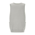 thumbnail image 4 of Womens Sleeveless V-Neck Sweater Vest Casual Loose Fit Knitted Pullovers Sweater Top with Pockets, 4 of 6