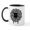 White/Black Inside, variant on CafePress - Yarny Sheep Mug - 11 oz Ceramic Mug - Novelty Coffee Tea Cup