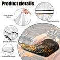 thumbnail image 6 of Renewold All-Weather ATV Seat Cover 25x10 Inch, Waterproof Heavy Duty 4 Wheeler Seat Cover ATV Accessories Decor for Yamaha Raptor 700, Polaris Sportsman 450/750, Deer Camo Hunting Forest Yellow, 6 of 7