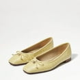 thumbnail image 4 of Sam Edelman Jillie Bow Canary Yellow Leather Ballet Flats Slip On Dress Loafers (Canary Yellow, 10.5), 4 of 5