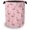 Pink Flamingo Tropical, variant on Starfish Laundry Hamper,Shell Coral Dirty Clothes Laundry Basket with Handles Waterproof Oxford Cloth Storage Basket for College Dorms Bathroom Bedroom 16" x 20.8"